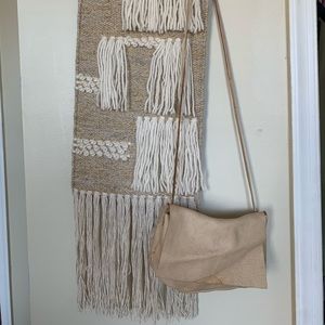 Anthropologie leather crossbody